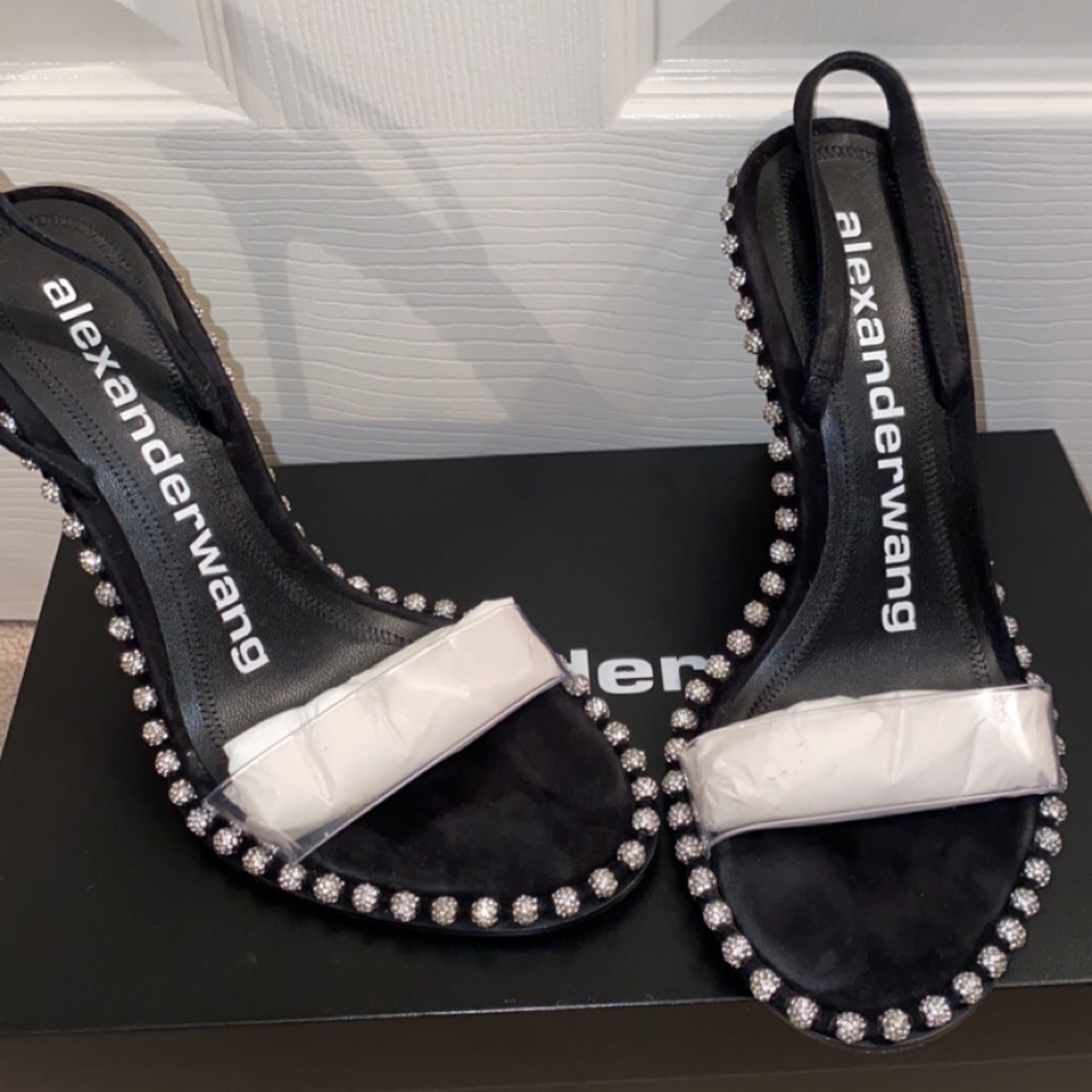 Alexander Wang Nova Studded PCV Slingback